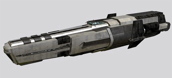 Bothański krążownik szturmowy. Autor i źródło obrazka: Jedi Consular (zbiory autora)